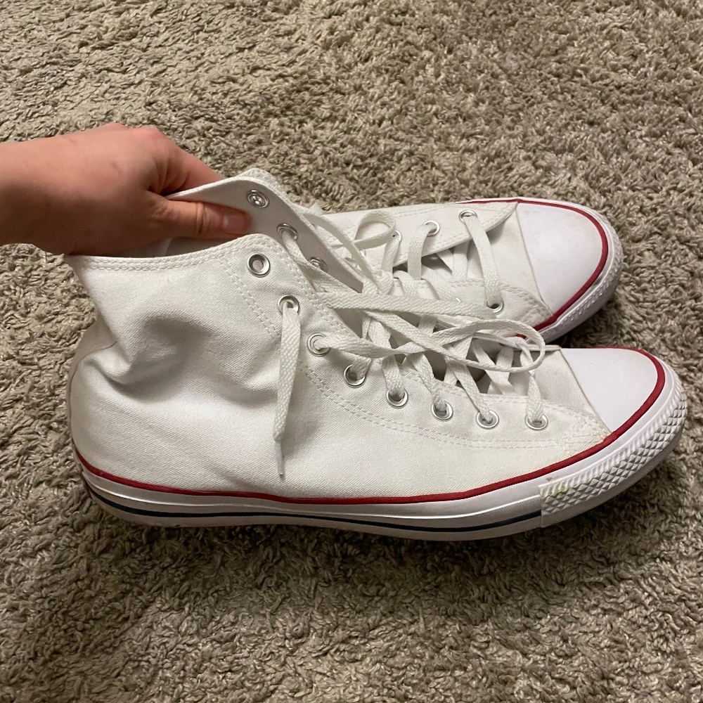 High Top White Converse